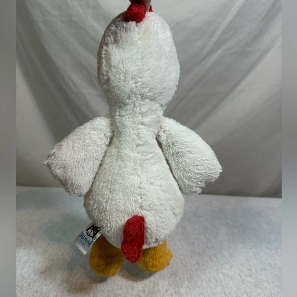Jellycat Bashful Chicken Stuffed Animal – Medium‎ 12” 🐔💛 RETIRED